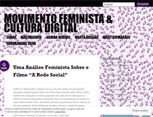 Tablet Screenshot of feminismodigital.wordpress.com