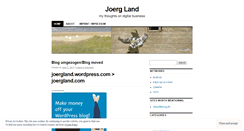 Desktop Screenshot of joergland.wordpress.com