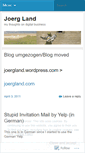 Mobile Screenshot of joergland.wordpress.com