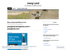 Tablet Screenshot of joergland.wordpress.com