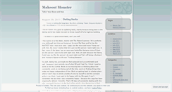 Desktop Screenshot of makeoutmonster.wordpress.com