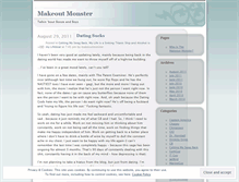 Tablet Screenshot of makeoutmonster.wordpress.com