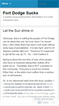 Mobile Screenshot of fortdodgesucks.wordpress.com