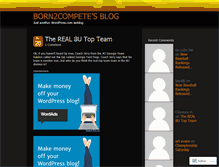 Tablet Screenshot of born2compete.wordpress.com