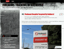 Tablet Screenshot of firearmstraininginbuckhead.wordpress.com