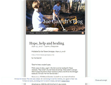 Tablet Screenshot of joegarrett1.wordpress.com