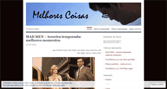 Desktop Screenshot of melhorescoisas.wordpress.com