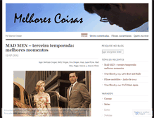 Tablet Screenshot of melhorescoisas.wordpress.com