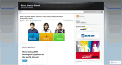 Desktop Screenshot of berrysentraponsel.wordpress.com