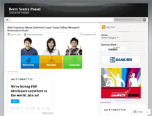 Tablet Screenshot of berrysentraponsel.wordpress.com
