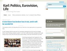Tablet Screenshot of karllewis93.wordpress.com