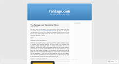 Desktop Screenshot of fantageworld.wordpress.com