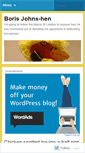 Mobile Screenshot of borisjohnshen.wordpress.com