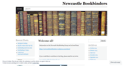 Desktop Screenshot of newcastlebookbinders.wordpress.com