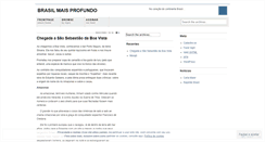 Desktop Screenshot of brasilmaisprofundo.wordpress.com
