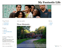 Tablet Screenshot of myfantasticlife.wordpress.com