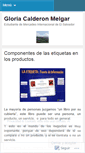 Mobile Screenshot of gloriacalderon.wordpress.com