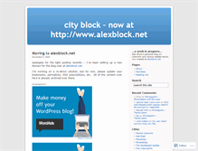 Tablet Screenshot of cityblock.wordpress.com