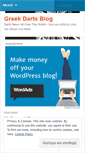 Mobile Screenshot of greekdarts.wordpress.com