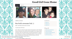 Desktop Screenshot of goodgirlgonehome.wordpress.com