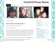 Tablet Screenshot of goodgirlgonehome.wordpress.com