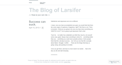 Desktop Screenshot of larsifer.wordpress.com