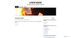 Desktop Screenshot of anewnadir.wordpress.com
