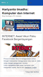 Mobile Screenshot of indodata2009.wordpress.com