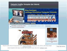 Tablet Screenshot of indodata2009.wordpress.com