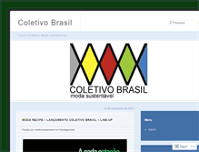 Tablet Screenshot of coletivosustentavel.wordpress.com