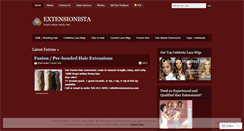 Desktop Screenshot of extensionistasite.wordpress.com