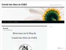 Tablet Screenshot of comitedesfetescoex.wordpress.com