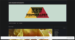 Desktop Screenshot of katieweaverphotography.wordpress.com