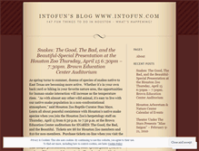Tablet Screenshot of intofun.wordpress.com