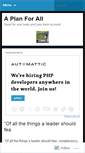 Mobile Screenshot of aplanforall.wordpress.com