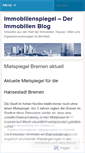 Mobile Screenshot of immobilienspiegel.wordpress.com