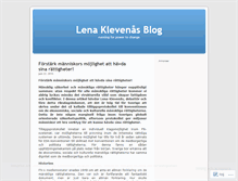 Tablet Screenshot of lenaklevenas.wordpress.com