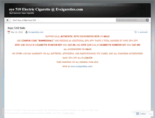 Tablet Screenshot of evcigarettes.wordpress.com