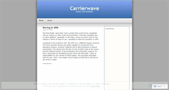 Desktop Screenshot of carrierwave.wordpress.com