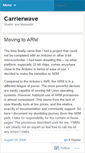 Mobile Screenshot of carrierwave.wordpress.com