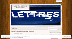 Desktop Screenshot of lidiatheexplorer.wordpress.com
