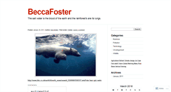 Desktop Screenshot of beccafoster.wordpress.com