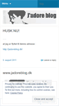 Mobile Screenshot of jadoreblog.wordpress.com
