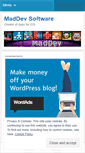 Mobile Screenshot of maddevsoftware.wordpress.com
