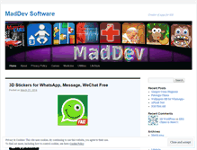 Tablet Screenshot of maddevsoftware.wordpress.com