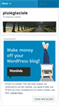 Mobile Screenshot of pluieglaciale.wordpress.com