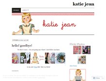 Tablet Screenshot of katiejean.wordpress.com