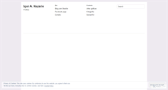 Desktop Screenshot of igornazario.wordpress.com