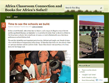 Tablet Screenshot of africaclassroomconnection.wordpress.com