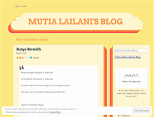 Tablet Screenshot of mutialailani.wordpress.com